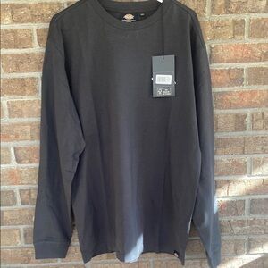 Dickies Men's Charcoal Long Sleeve Tee